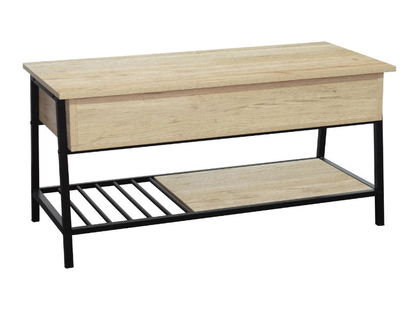 Mesa de Centro Elevable con Compartimento Interno Oculto