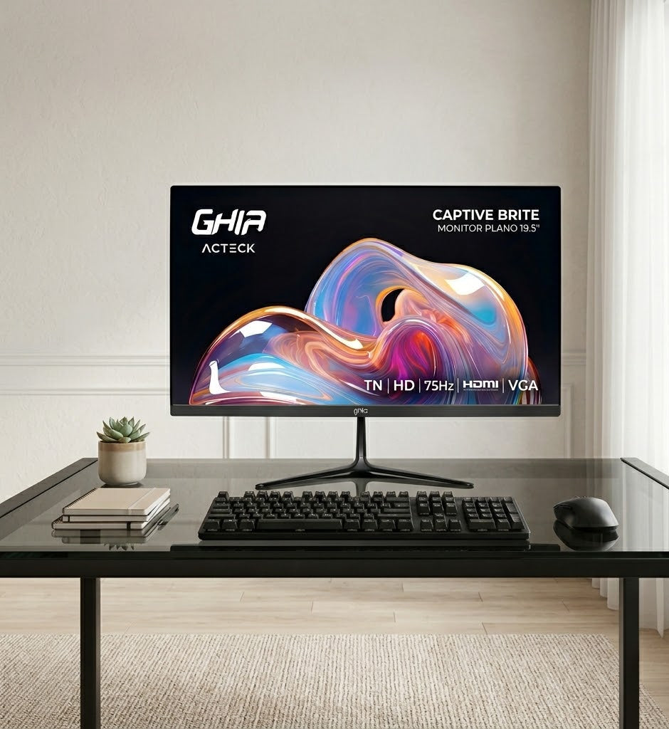 Monitor 21.5″ Full HD GHIA 100Hz Color Negro
