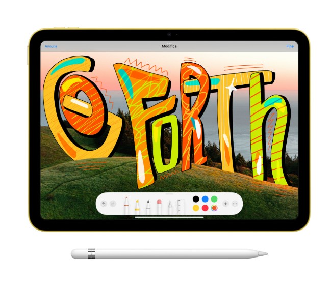 Tablet Apple iPad 10ª Generación Retina 10.9", 64GB, WiFi, Color Plata