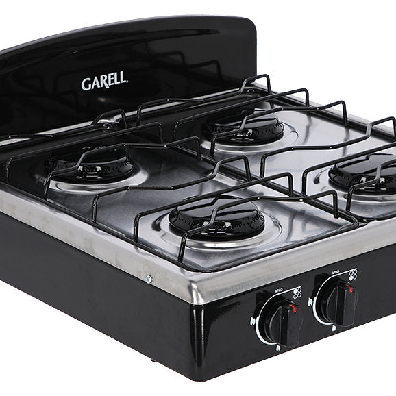Parrilla de Gas Estufa 4 quemadores Acero Inoxidable