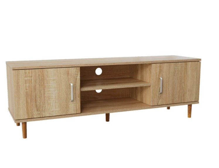 Mueble de TV Minimalista Estilo Madera Roble