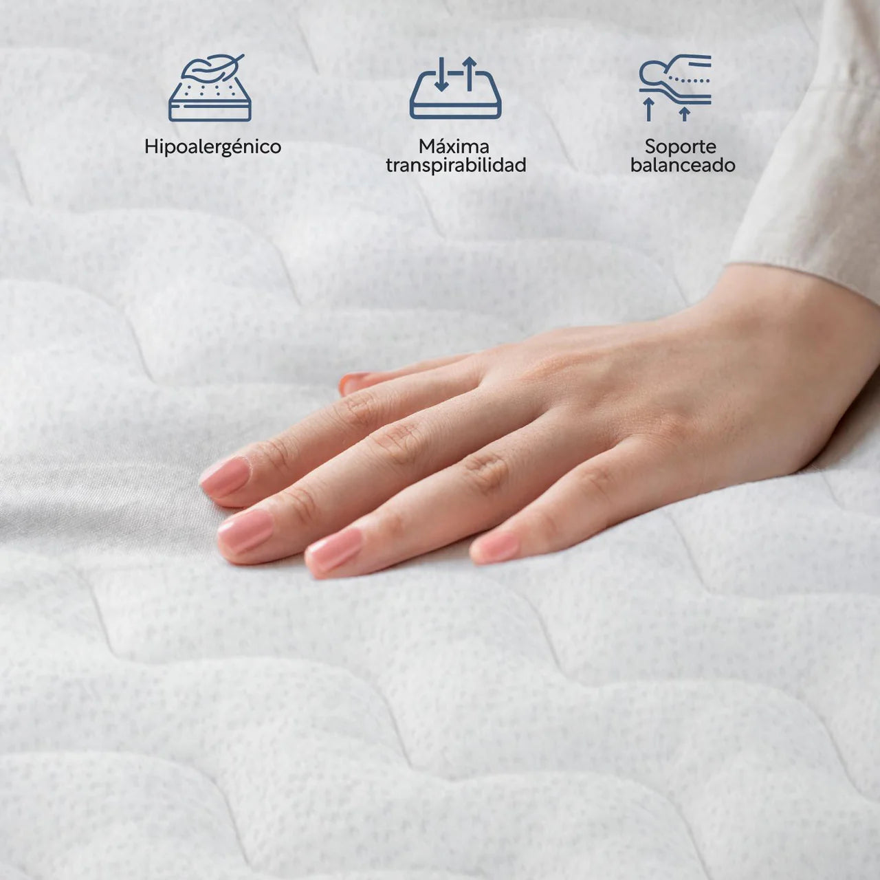 Colchon Individual ColorDreams resortes 20cm pocket coil Spring Series Color