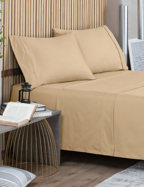 Combo Colchon Matrimonial Hipoalergenico con Juego de Sábanas Microfibra Ultrafina