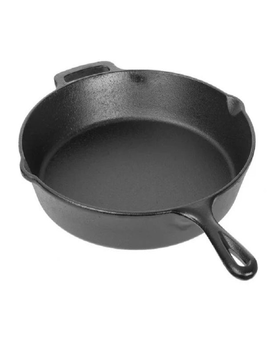 Set De Sartenes 3 Pzs 15, 20, 25 Cms Hierro Fundido