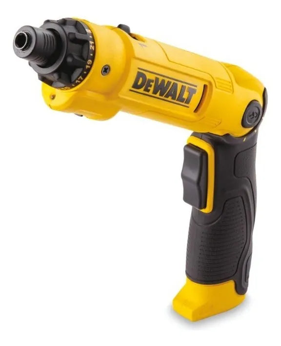 Atornillador DeWALT, Amarillo/Negro, 8V Inalámbrico, 1/4"