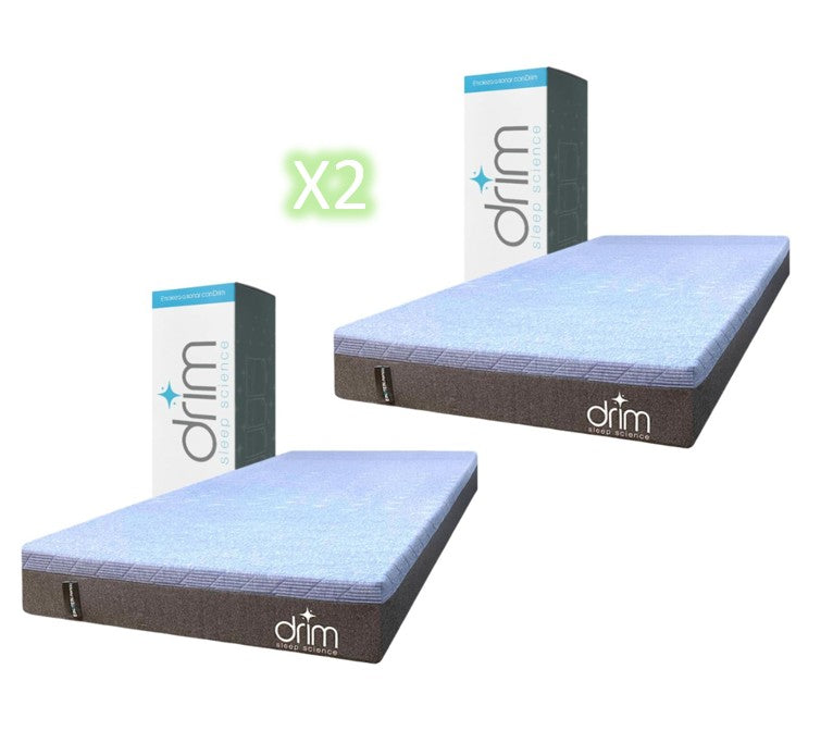 Combo 2 Colchónes Matrimoniales EIN2TEIN Memory Foam en Caja Ergonómico con Tecnologia de Descanso