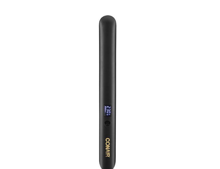 Alaciadora Con Infusión de Keratina y Colágeno Digital de Cerámica CONAIR Negra MK