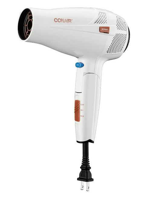 Secadora de cabello Plegable con Guardacable CONAIR Blanca MK