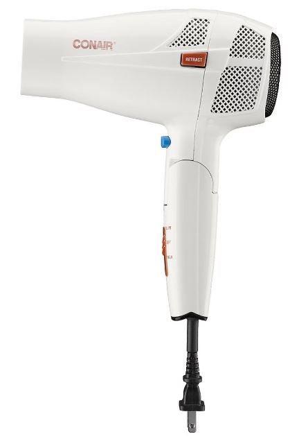 Secadora de cabello Plegable con Guardacable CONAIR Blanca MK