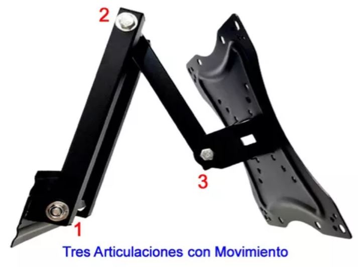 Soporte Articulado Para Pantalla de 14 A 42 Pulgadas Gira 90° MK