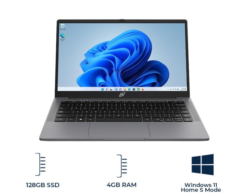 Laptop Hyundai 14.1″ HD 4GB RAM 128GB eMMC Intel Celeron N4020 Windows 11