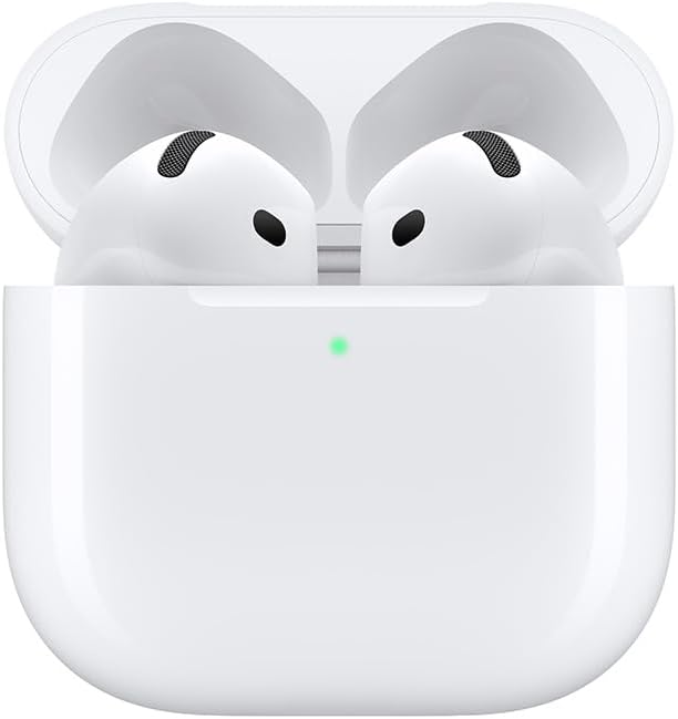 Audífonos Apple AirPods 4ta Gen Bluetooth con Estuche de Carga Alámbrico, Blanco