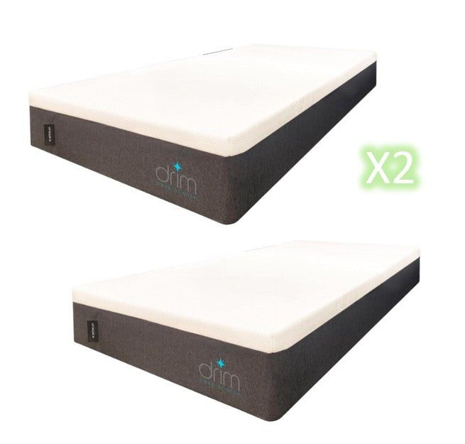 Combo 2 Colchónes Matrimoniales Memory Foam |GEL| en Caja Ergonómico con Tecnologia de Descanso