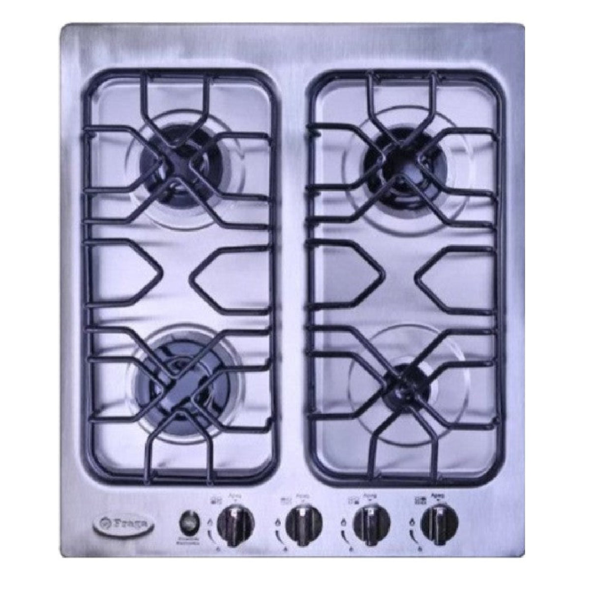 PARRILLA INOXIDABLE EMPOTRABLE 4 QUEMADORES FRAGA PD180 INX