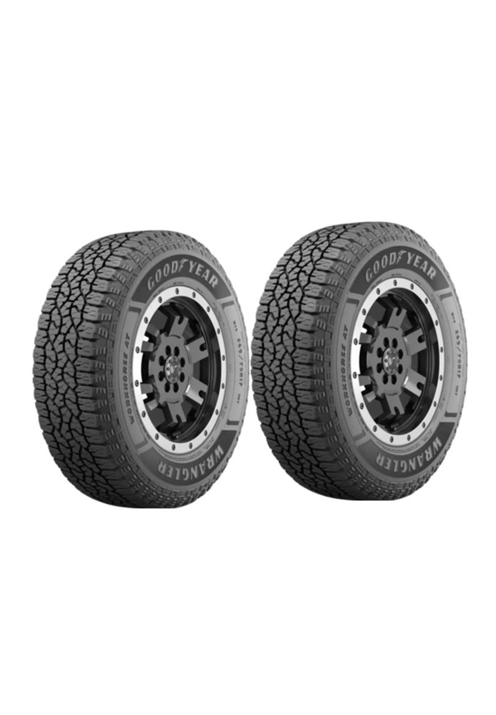 Llantas 265/70 R17 GOODYEAR WRANGLER BOULDER MT 121Q Paquete de 2