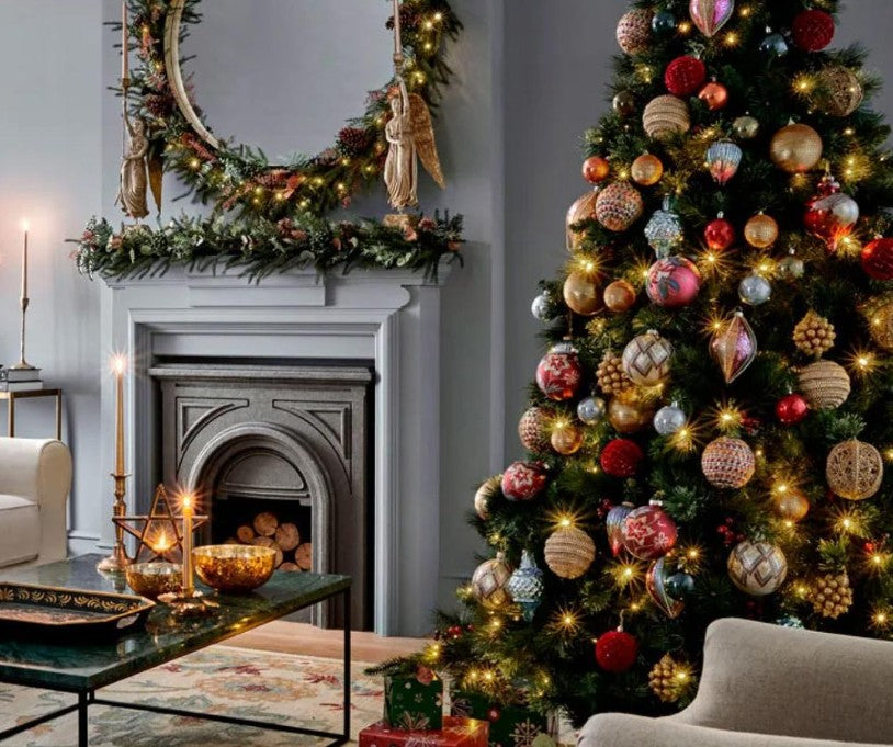 Árbol de Navidad Artificial 210 cm Tipo Pino | Paquete con 2 Piezas