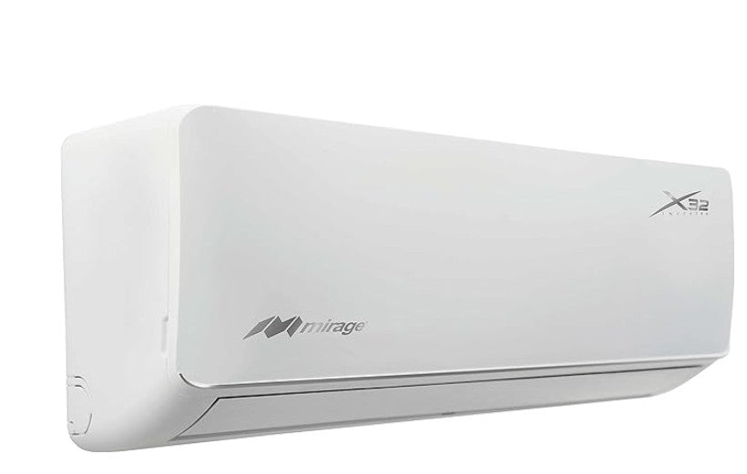 Aire Acondicionado Mirage Mini split Inverter V32 Mirage 1 Ton 220V Frío 17.5 SEER R32 Mirage Gas Refrigerante R-32, 1 Tonelada