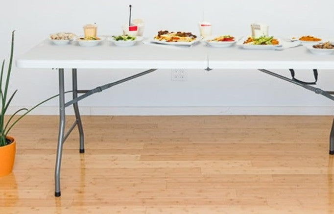 Mesa Plegable De Plástico Portátil De Jardín Tipo Portafolio