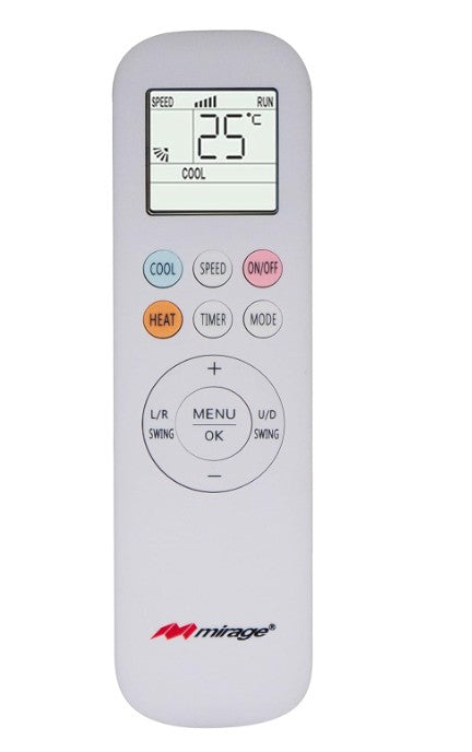 Aire Acondicionado Mirage Mini split Inverter V32 Mirage 1 Ton 220V Frío 17.5 SEER R32 Mirage Gas Refrigerante R-32, 1 Tonelada