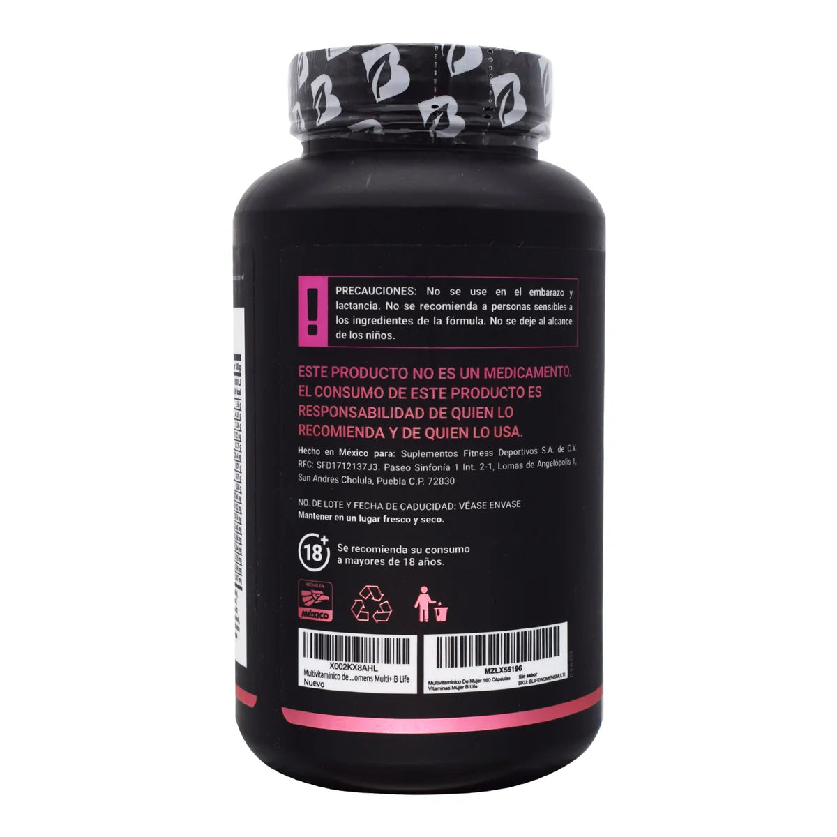 Multivitamínico para Mujer – Blife – 180 Cápsulas Paquete de 2