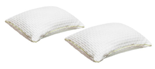 Set de Almohadas Ortopédicas Cervical Super Visco Blanca - 2 Piezas