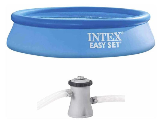 Alberca Inflable Circular 2.44 Metros Easy + Bomba Intex