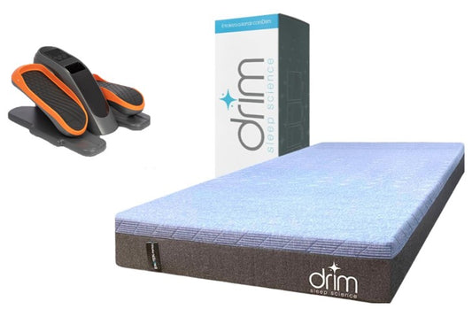 KIT Colchón Matrimonial Memory Foam en Caja Ergonómico con Tecnologia de Descanso + Entrenadora Eliptica By PowerLegs