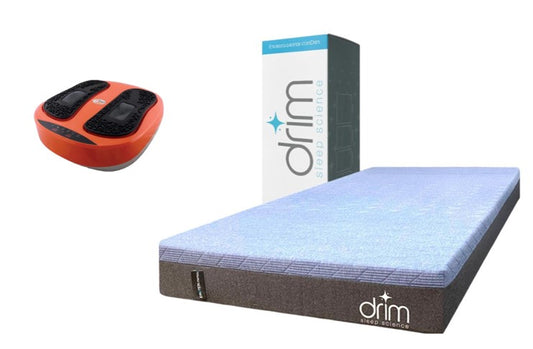 KIT Colchón Matrimonial Memory Foam en Caja + Masajeador Eléctrico PowerLegs by PowerFit