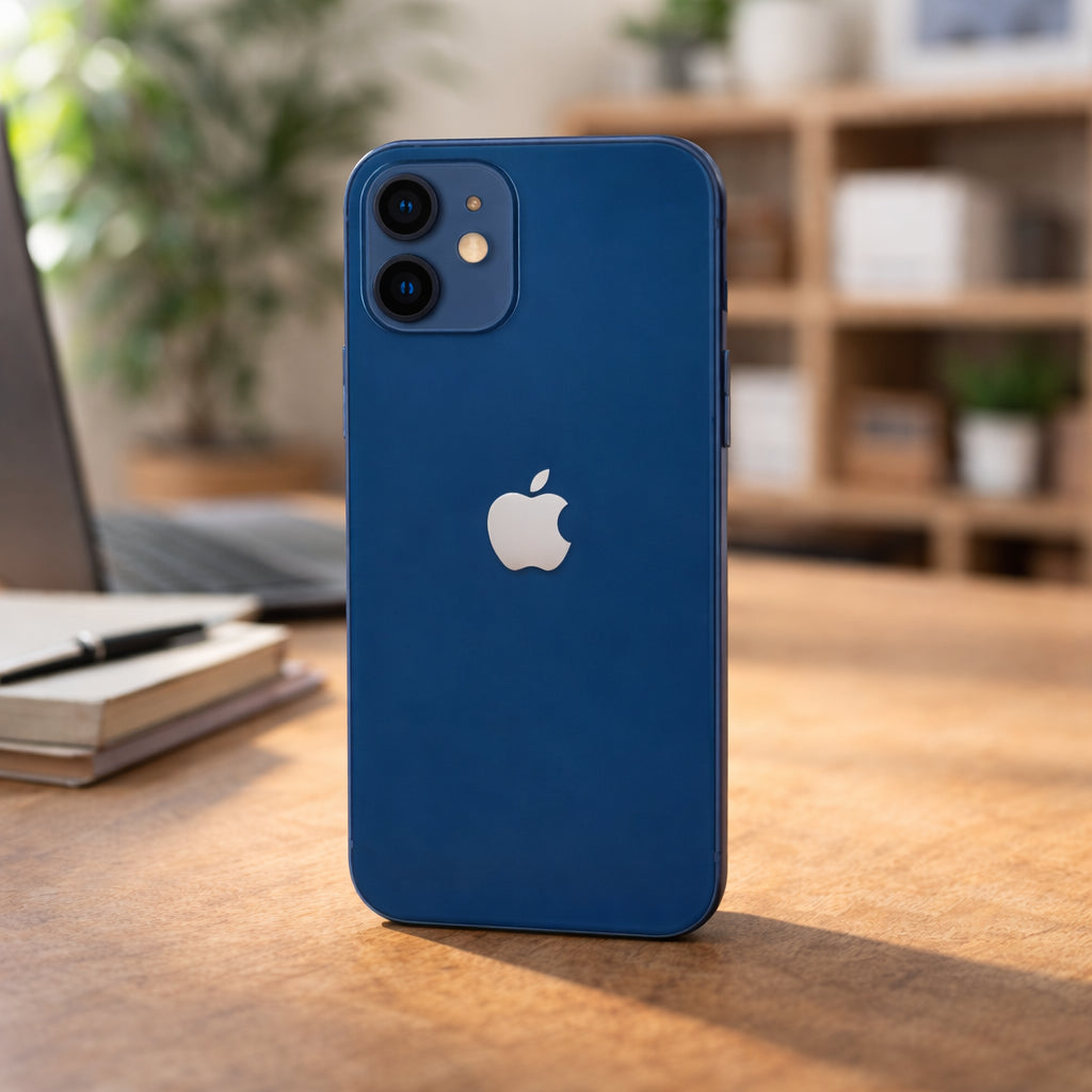 Celular reacondicionado Apple iPhone 12 128 GB Azul Grado A e-sim