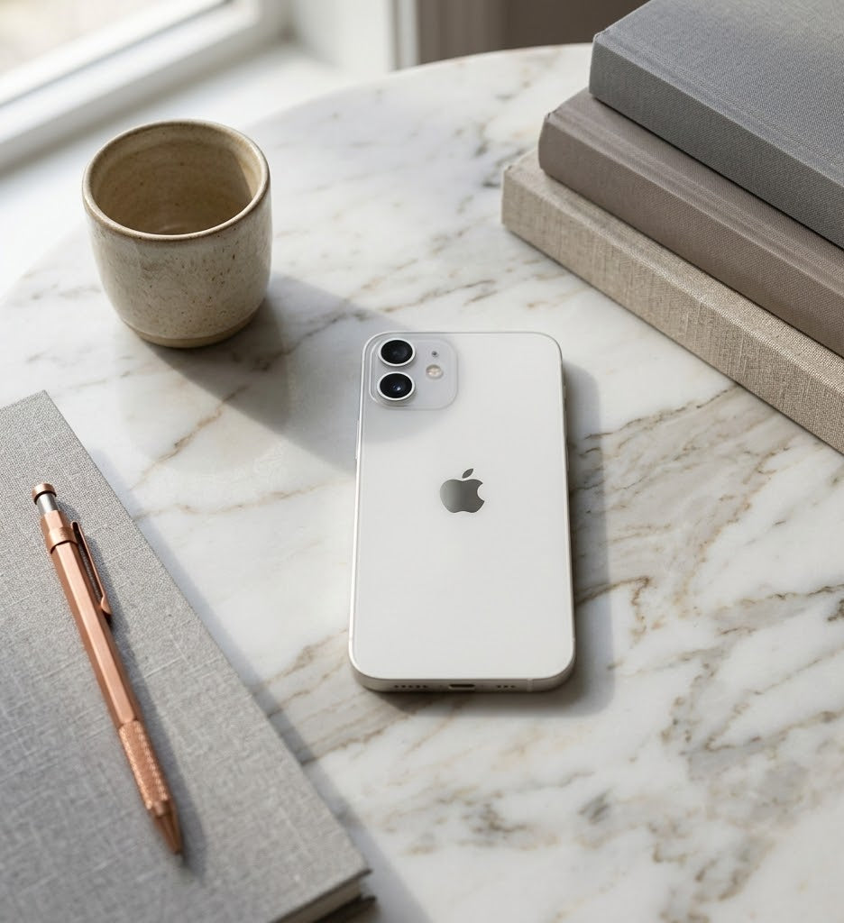 Celular reacondicionado Apple iPhone 12 mini 128 GB Blanco Grado A e-sim
