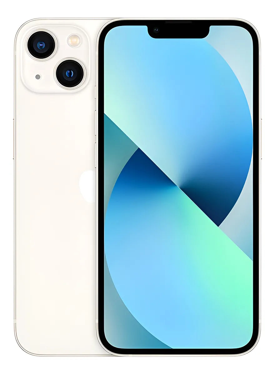 Celular reacondicionado Apple iPhone 13 128 GB Blanco Grado A e-sim + Audífonos inalámbricos