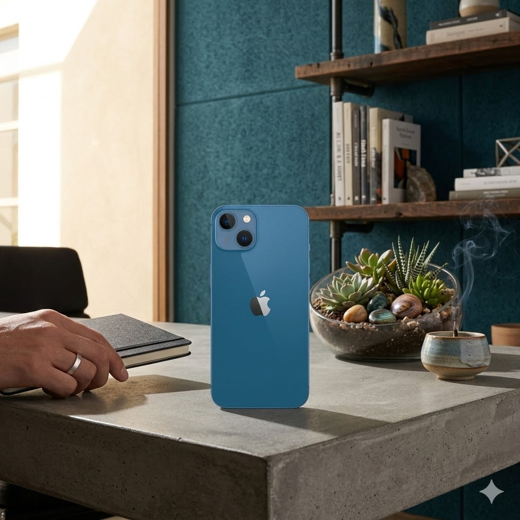 Celular reacondicionado Apple iPhone 13 512 GB Azul Grado A e-sim
