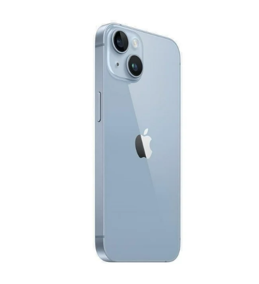 Celular reacondicionado Apple iPhone 14 128 GB Azul Grado A e-sim + Audífonos Inalámbricos