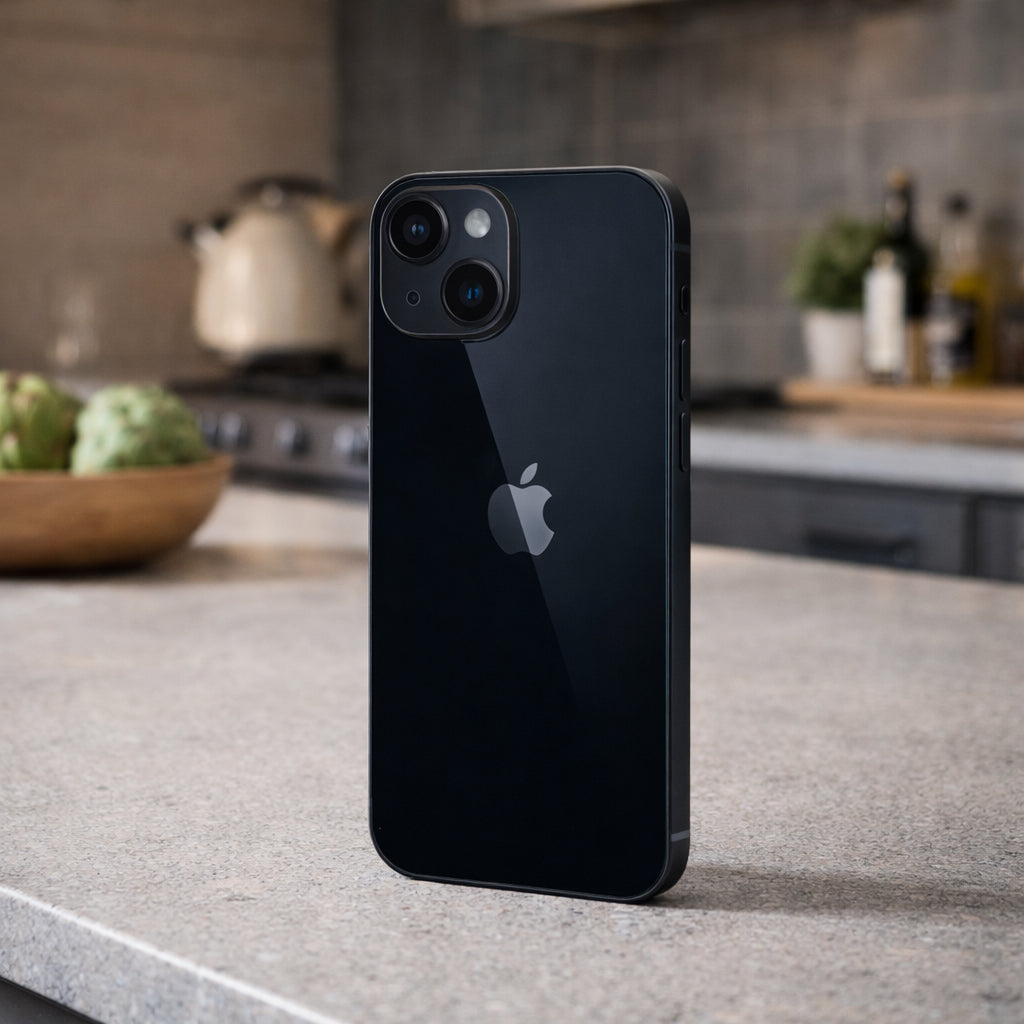 Celular reacondicionado Apple iPhone 14 128 GB Negro Grado A e-sim + Audífonos inalámbricos