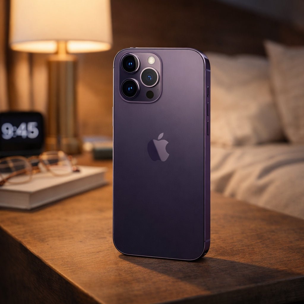 Celular reacondicionado Apple iPhone 14 Pro 128 GB Morado Grado A e-sim