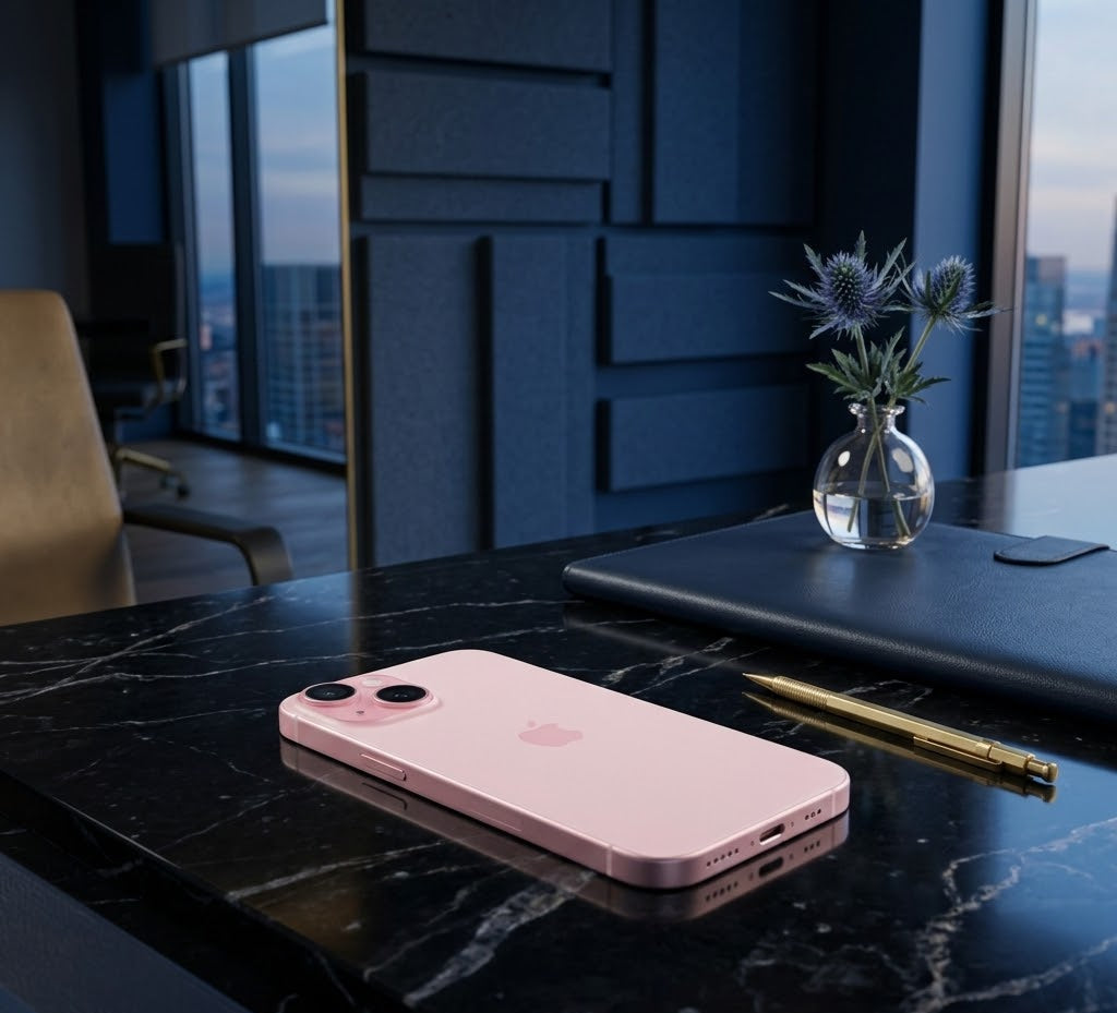 Celular reacondicionado Apple iPhone 15 128 GB Rosa Grado A e-sim
