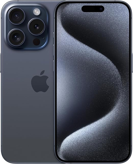 Celular reacondicionado Apple iPhone 15 Pro 128 GB Azul Grado A e-sim
