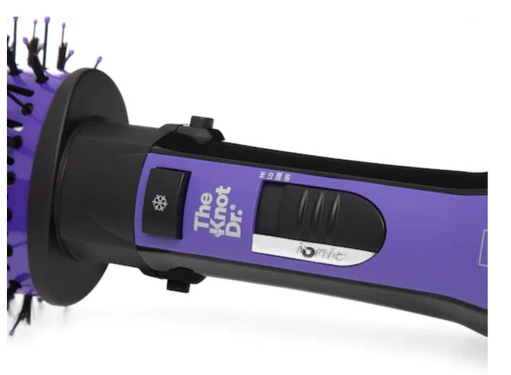 Cepillo de Cabello Conair Eléctrico Infiniti Pro con 5 Accesorios Morado