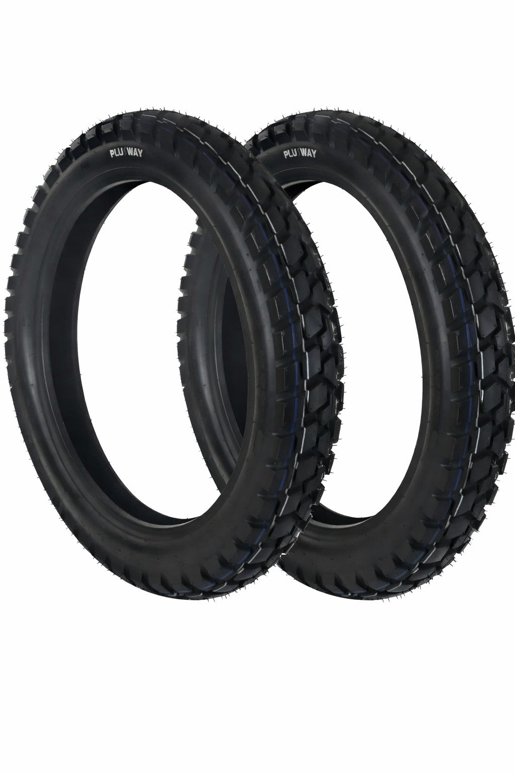 Llanta para Moto 110/90-17 PLUSWAY 66P 8PR PLWA453 TT Paquete de 2