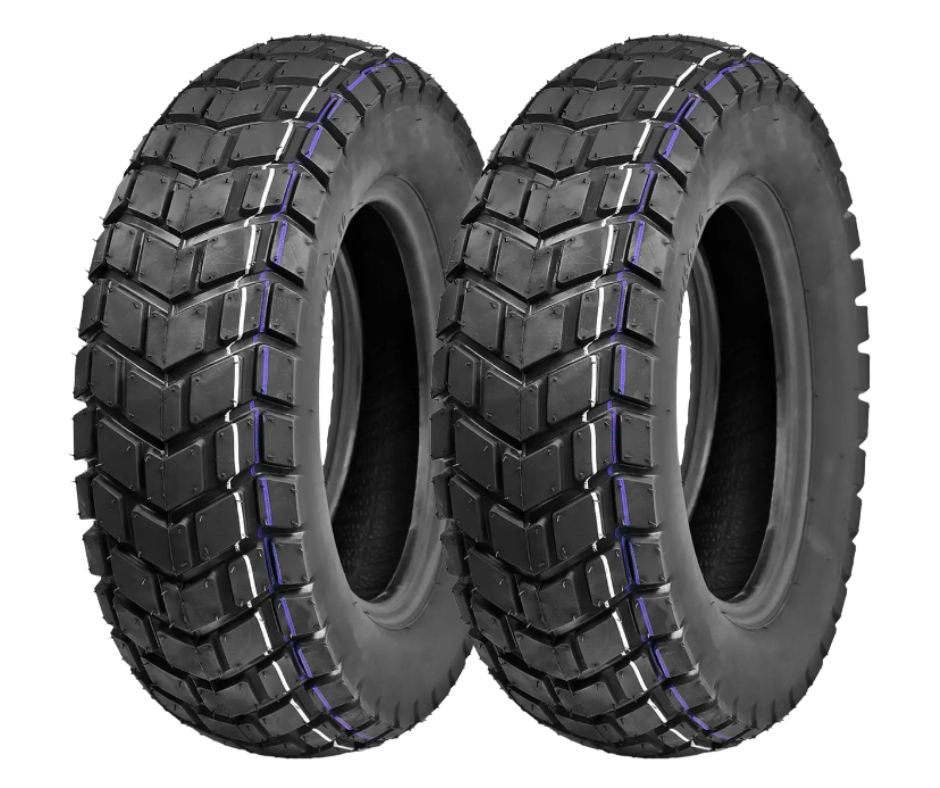 Llanta para Moto 130/90-10 75P 6PR PLWA498 TL Paquete de 2