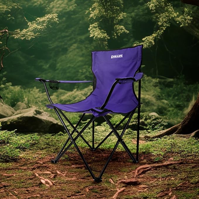 Sillas para Exteriores Camping Color Morado - Set de 4