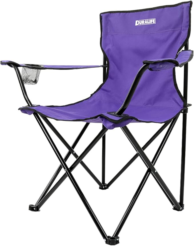 Sillas para Exteriores Camping Color Morado - Set de 4