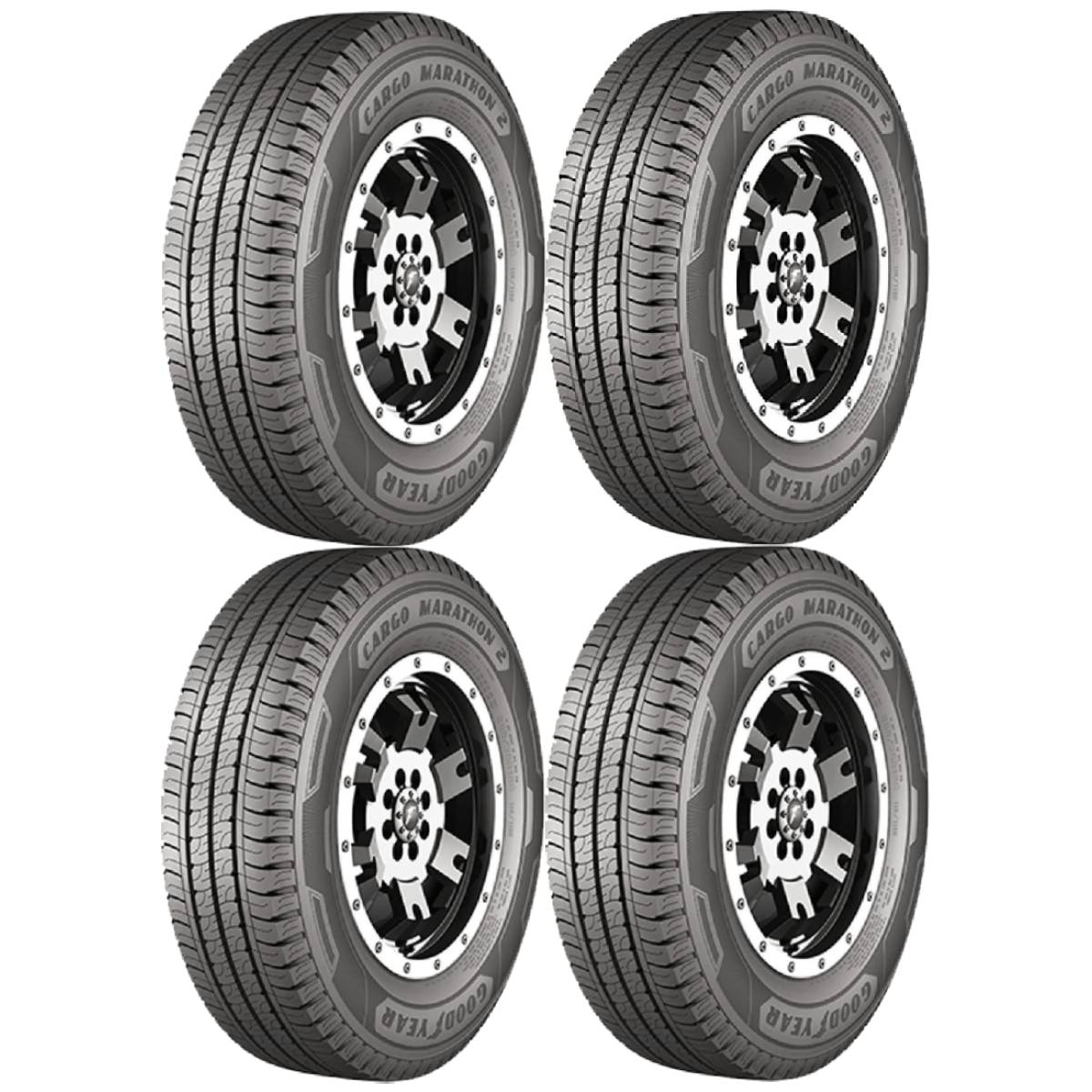 Llantas 195 R15 GOODYEAR CARGO MARATHON 2 106/104Q paquete de 4