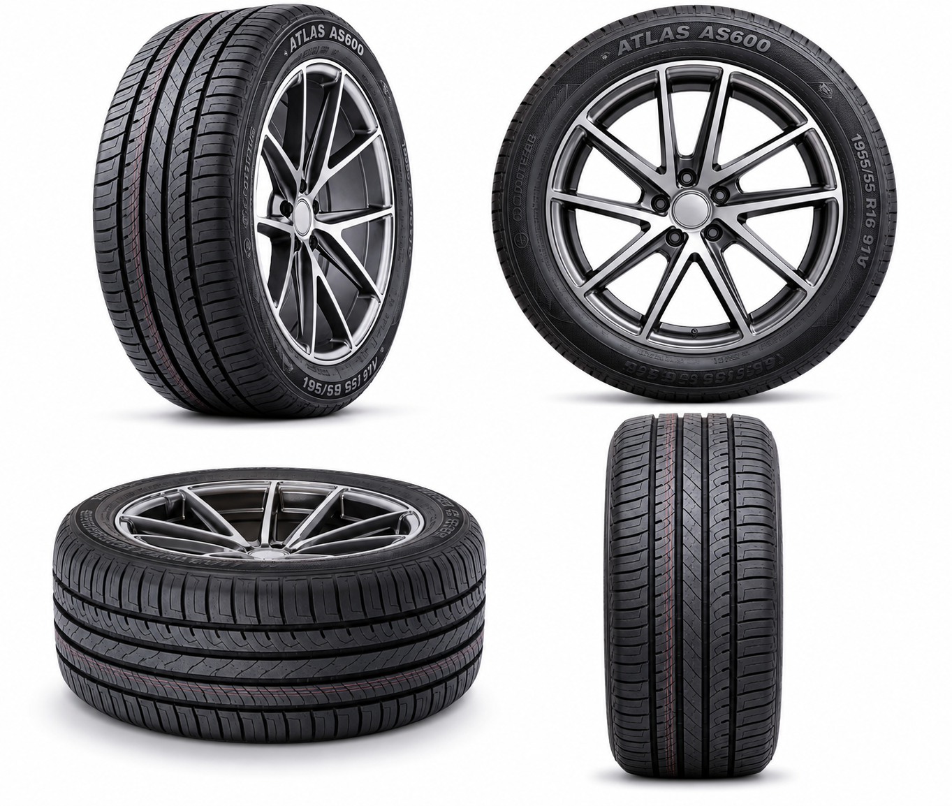 Llantas 195/55 R16 ATLAS AS600 91V Paquete de 4