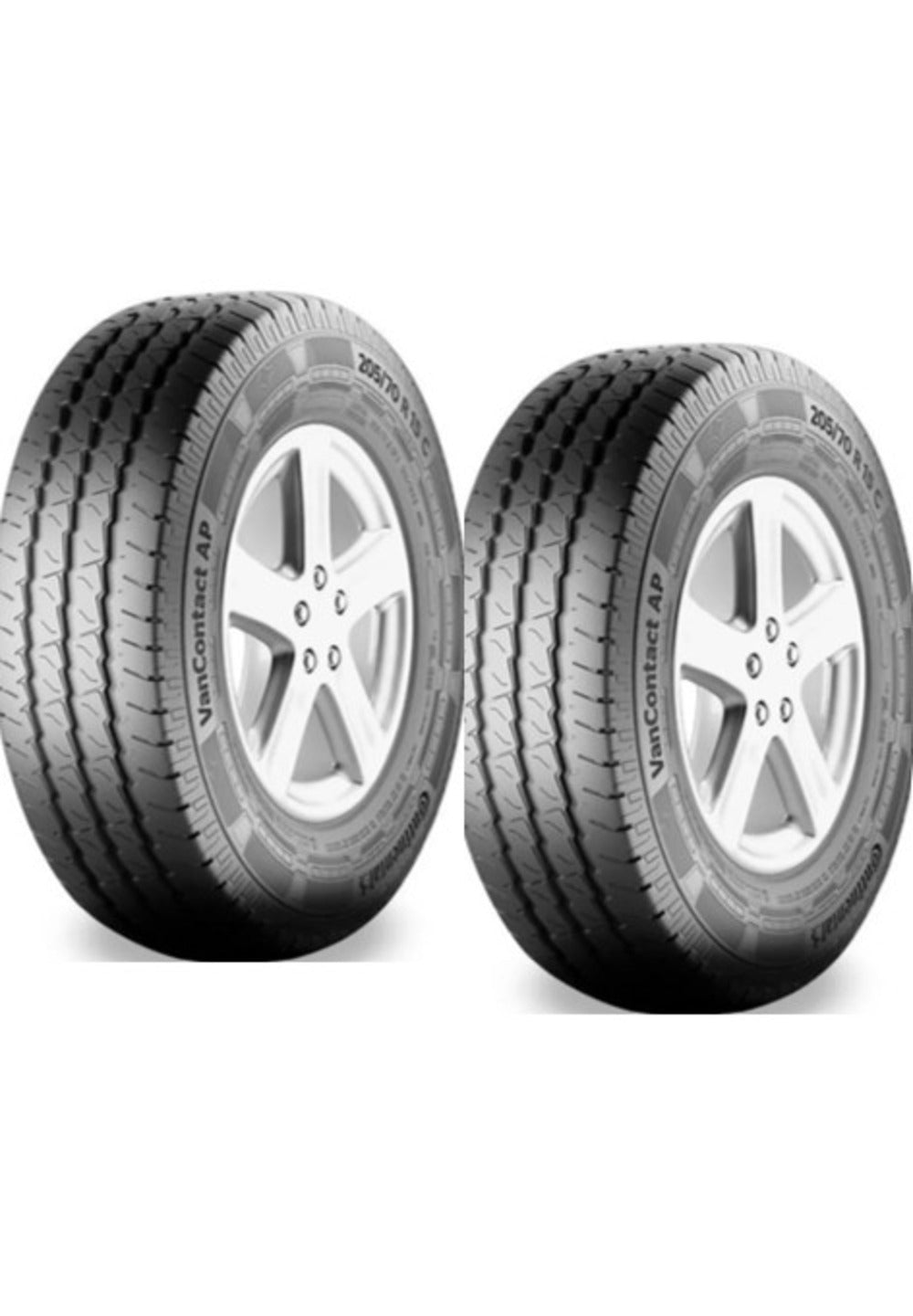 Llantas 195/75 R16 CONTINENTAL VANCONTACT AP 107/105R Paquete de 2