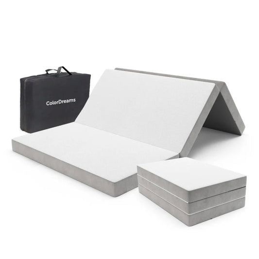 Colchon Individual 100 cm Colchoneta Plegable Con Maleta Colordream