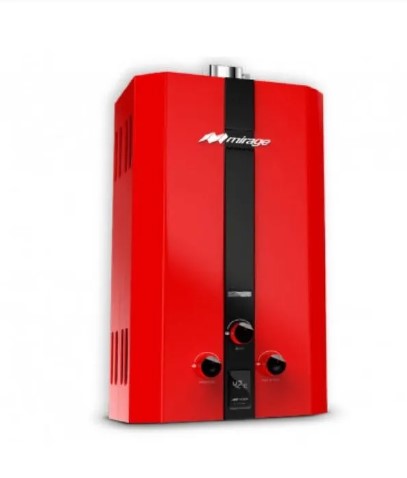 Calentador de Agua Flux6 Rojo Gas Natural Mirage MK