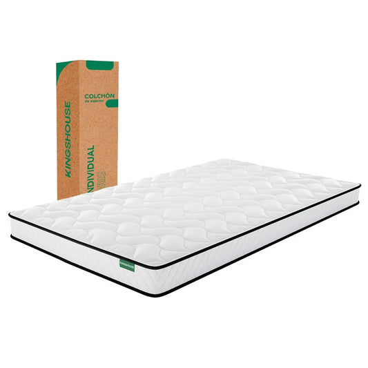 Colchón Individual Memory Foam Espuma Alta Densidad Kinghouse