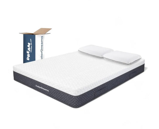 Set De 3 PiezasColchón Matrimonial Memory Foam + Almohadas Gel Carbón