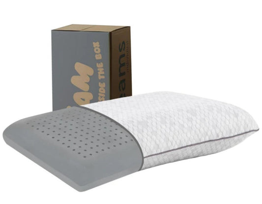Almohada Memory Foam Queen Con Graphite Carbón Viscoelástica